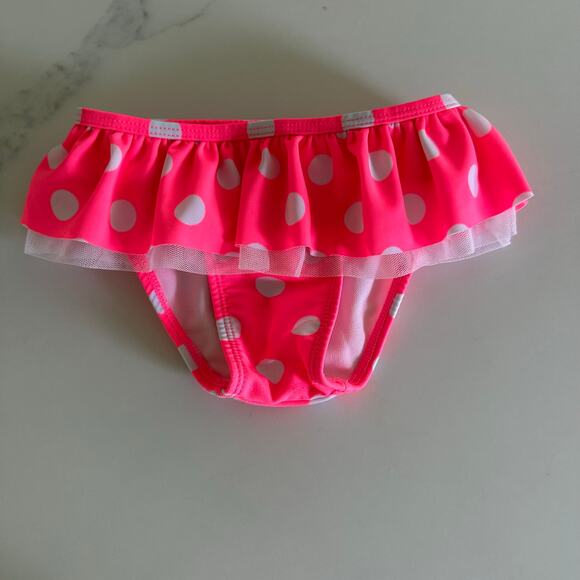 Cat & Jack Polka Dot Ruffle Swimsuit - Size 2T - Picture 6 of 7
